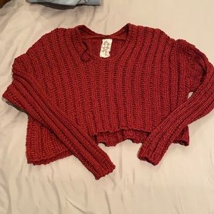 cropped sweater
